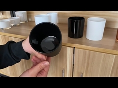 Przezroczyste szkło Pusty świecznik na tealighty Kubki Słoiki 5,5 x 6,8