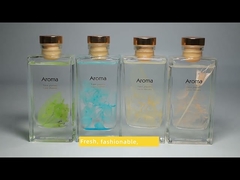 Niestandardowe perfumy do pokoju z naturalnym dyfuzorem trzcinowym 200 ml z dekoracją ze sztucznych kwiatów