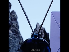 Vintage elegancka dekoracja szklana butelka dyfuzor trzcinowy 100 ml z patyczkami pudełko upominkowe