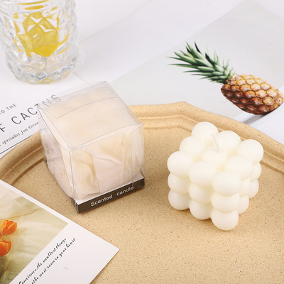 AROMA HOME Cube Ball Shape Macarons Kolorowe rzeźbione świece zapachowe na ślub