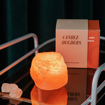 Kryształowe ozdoby z kamienia Zestaw lamp Rock 4 Świecznik na tealighty