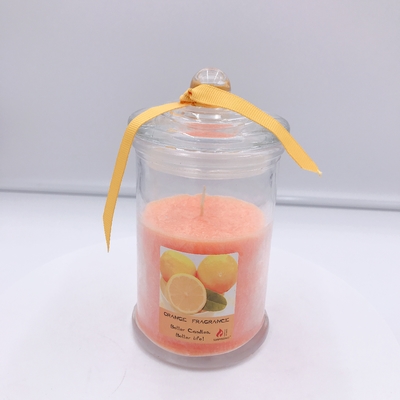 Oem Świeca Mason Jar Zapachowy Organiczny Pomarańczowy Wosk Sojowy do Snu