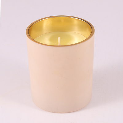 Spersonalizowana świeca zapachowa 6 Oz Golden Glass Jar z pokrywkami 40g
