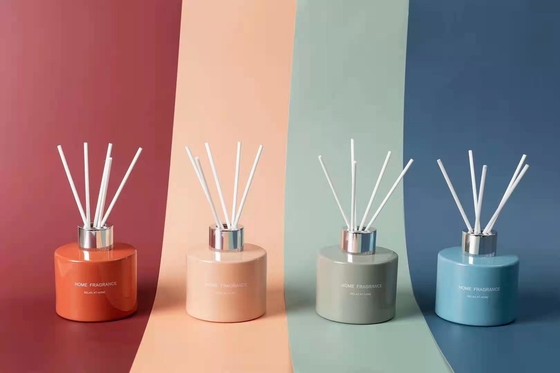 Aroma Reed Dyfuzor Kolorowy Zestaw Podarunkowy 120ml Luksusowe Perfumy Z Pudełkiem CMYK