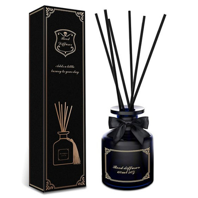 Spersonalizowany czarny dyfuzor zapachowy o pojemności 100 ml, nietoksyczny eukaliptus