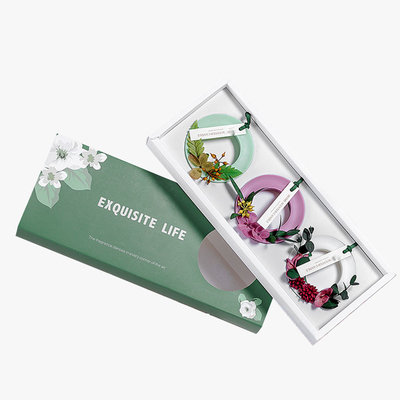 Air Fresher Polichromatyczne okrągłe 50g świece zapachowe z woskiem sojowym