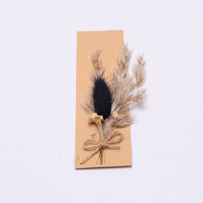 Kolorowa suszona trawa Pampas 43*15cm na zestaw upominkowy
