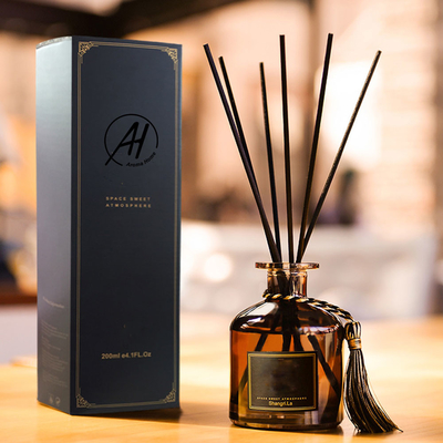 Zapach Wood Lid Rattan Black Reed Dyfuzor Butelka 50 ml Z Sztyftem