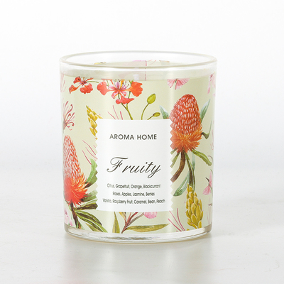 Private Label Aromatherapy Glasses Luksusowa sojowa świeca zapachowa 220G 8x9cm