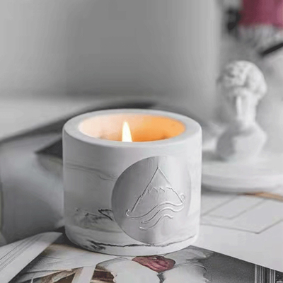 AROMA niestandardowe świece dekoracyjne zapach grecki rzeźba David statua naczynia świece zapachowe świeca ceramiczna słoik z L