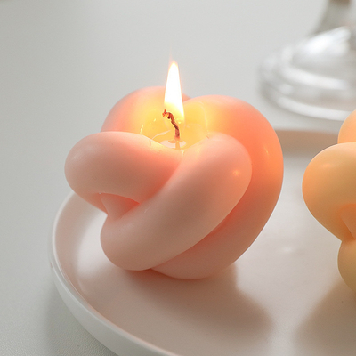 AROMA HOME Ręcznie Dekoracja Domu Słodkie Małe Twist Magic Ball Knot Kształt Zapach Wosk Sojowy Rzeźbiona Świeca