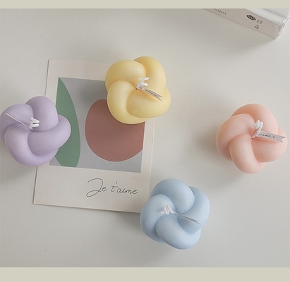 AROMA HOME Ręcznie Dekoracja Domu Słodkie Małe Twist Magic Ball Knot Kształt Zapach Wosk Sojowy Rzeźbiona Świeca