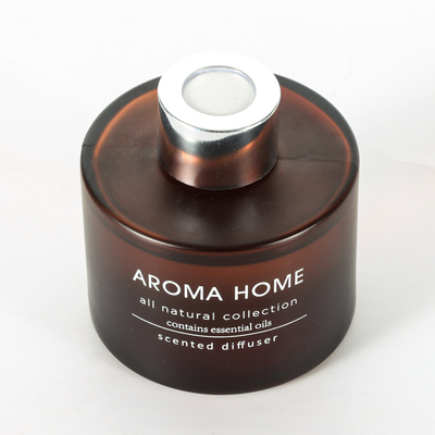 AROMA HOME Gorący bubel Olejek zapachowy Szklany słoik Luksusowy brązowy dyfuzor trzcinowy Świece zapachowe Zestaw podarunkowy