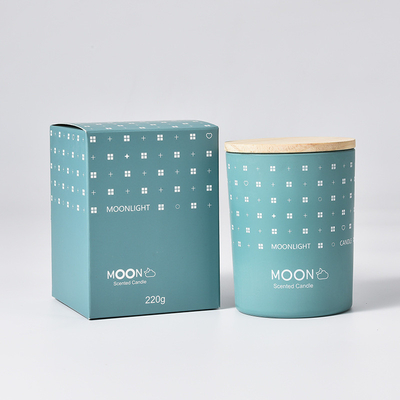 AROMA HOME niestandardowy luksusowy skandynawski ślub dzień matki księżyc zapach bezdymny wosk sojowy aromaterapia świeca zapachowa w szkle