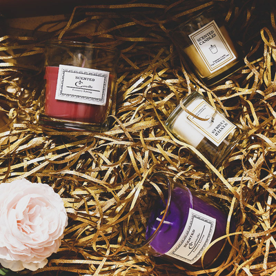 AROMA HOME luksusowa prywatna marka niestandardowa aromaterapia Nordic Ins zapach pachnący wosk sojowy jasne świece w słoikach z pudełkiem