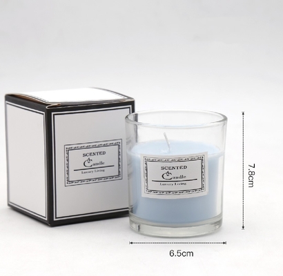 AROMA HOME luksusowa prywatna marka niestandardowa aromaterapia Nordic Ins zapach pachnący wosk sojowy jasne świece w słoikach z pudełkiem