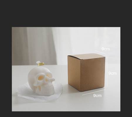 Hurtownia Halloween Home Decor Zapach Private Label Nowość W Kształcie Czaszki Wosk Sojowy Zapachowa Świeca Rzemiosła