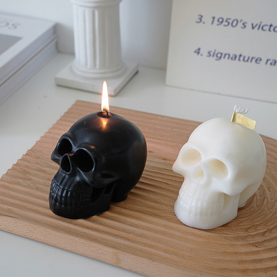 Hurtownia Halloween Home Decor Zapach Private Label Nowość W Kształcie Czaszki Wosk Sojowy Zapachowa Świeca Rzemiosła