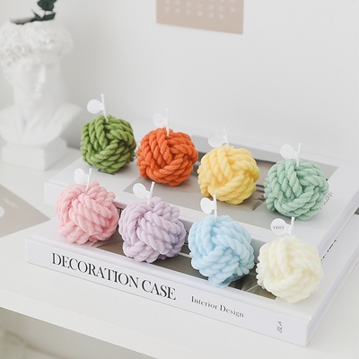 AROMA HOME hurtownia delikatna mała wełna pachnąca wosk sojowy zapach parafiny pudełko na prezent urodzinowy aromaterapia kreatywna Cand