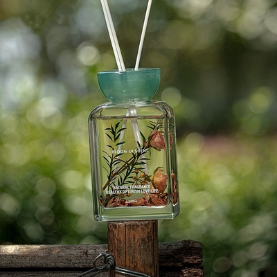 140 ml zestaw pokrywek z żywicy olejków eterycznych, dyfuzor trzcinowy o świeżym zapachu z kwiatem róży