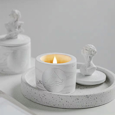 2023 ECO David Plaster Gypsum Sculpture Zapach Gardenia Świeca Zapachowa
