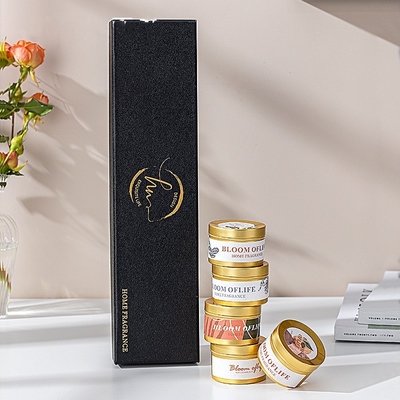Decor Jar Candle Zestaw upominkowy 100% wosk sojowy Travel Tin Świeca zapachowa 5 sztuk / zestaw