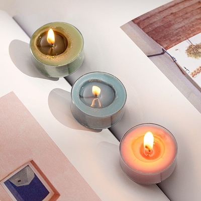 3 godziny 4 szt. Pudełko na prezenty Ręcznie aromaterapia Wosk sojowy Kolory Tea Light Candle