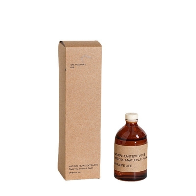 Aromaterapia szklana butelka brązowe perfumy 100 ml luksusowy dyfuzor trzcinowy
