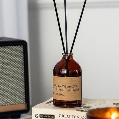 Aromaterapia szklana butelka brązowe perfumy 100 ml luksusowy dyfuzor trzcinowy