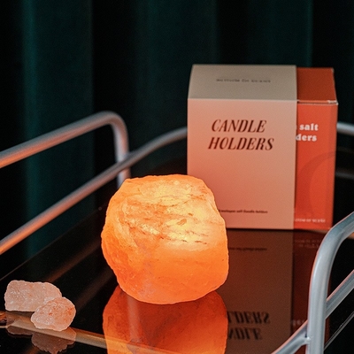 Zestaw lamp aromaterapeutycznych Crystal Stone Rock 4 Tealight Świecznik na ślub