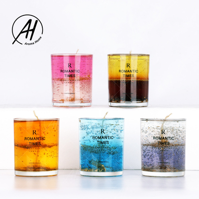 Popularny styl Dostosowane pudełko do aromaterapii Prawdziwy kwiat Jelly Cup Wosk