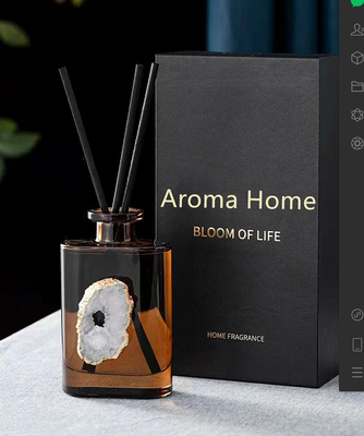 AROMA HOME Zestawy dyfuzorów olejków eterycznych Amber Crystal 180 ml do sypialni