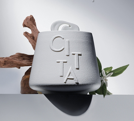 Biała czarna mata ceramiczna Uchwyt na słoiki Bez glazury Świecznik Porcelanowa świeca zapachowa