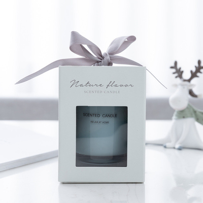 Aroma Home OEM Soy Wax Niestandardowa świeca zapachowa do drukowania na szkle