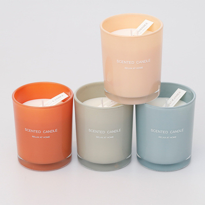 Aroma Home OEM Soy Wax Niestandardowa świeca zapachowa do drukowania na szkle