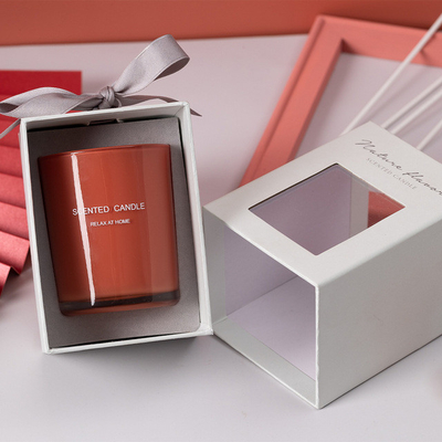 Aroma Home OEM Soy Wax Niestandardowa świeca zapachowa do drukowania na szkle
