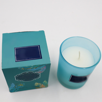 Eco Friendly Capri Niebieska Sojowa Świeca Zapachowa Rozmaryn Lawendowo Zapach