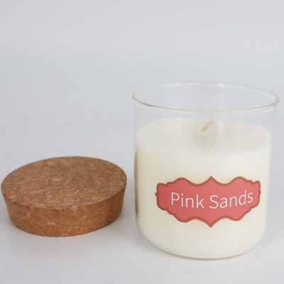 8 uncji Peppermint Eucalyptus Natural Wosk Zapachowe Świece Z Pokrywką z Korka