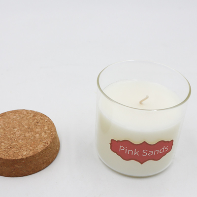 8 uncji Peppermint Eucalyptus Natural Wosk Zapachowe Świece Z Pokrywką z Korka