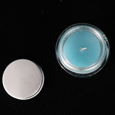 12 uncji Homemade Blue Glass Jam Jar Świece Lawendowe Zapachowe do łazienki w sypialni