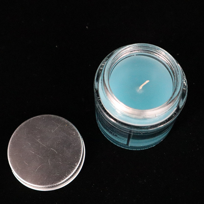 12 uncji Homemade Blue Glass Jam Jar Świece Lawendowe Zapachowe do łazienki w sypialni