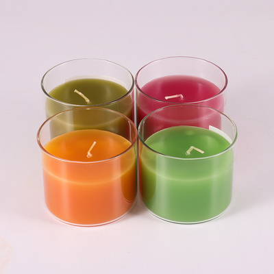 Naturalny wosk parafinowy Aromaterapia Świece zapachowe 220G z pokrywką bambusową