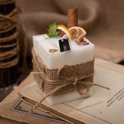 OEM Pillar Vegan Soy Wax świece zapachowe 10,5 uncji kwadratowy kształt