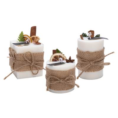 OEM Pillar Vegan Soy Wax świece zapachowe 10,5 uncji kwadratowy kształt
