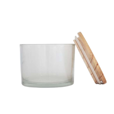 Aroma Home Clear Glass Tealight Candle Cups Dekoracja 11x8 Na Centerpieces