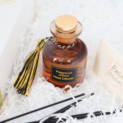Aroma Reed Dyfuzor 126ml Luksusowy zestaw upominkowy w brązowej butelce do domowego zapachu