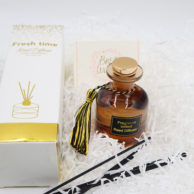 Aroma Reed Dyfuzor 126ml Luksusowy zestaw upominkowy w brązowej butelce do domowego zapachu
