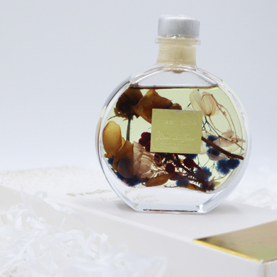 Aroma Reed Dyfuzor 100ml Luksusowy Zestaw Upominkowy Z Brązowym Suszonym Kwiatem