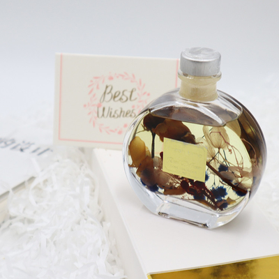Aroma Reed Dyfuzor 100ml Luksusowy Zestaw Upominkowy Z Brązowym Suszonym Kwiatem