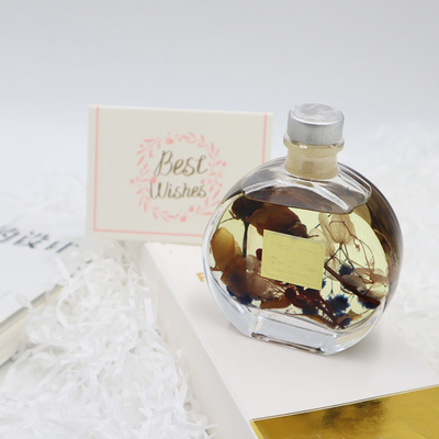 Aroma Reed Dyfuzor 100ml Luksusowy Zestaw Upominkowy Z Brązowym Suszonym Kwiatem